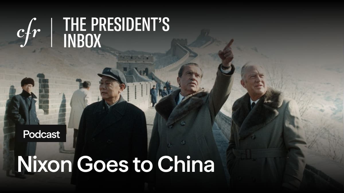 America at 250: Nixon Goes to China, With Jeremi Suri