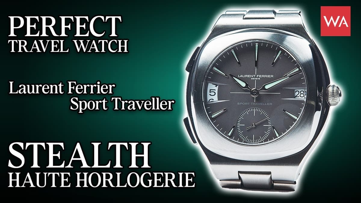 Laurent Ferrier Sport Traveller Slate Grey Titanium – Dual Time, Micro-Rotor, 72h (4K)