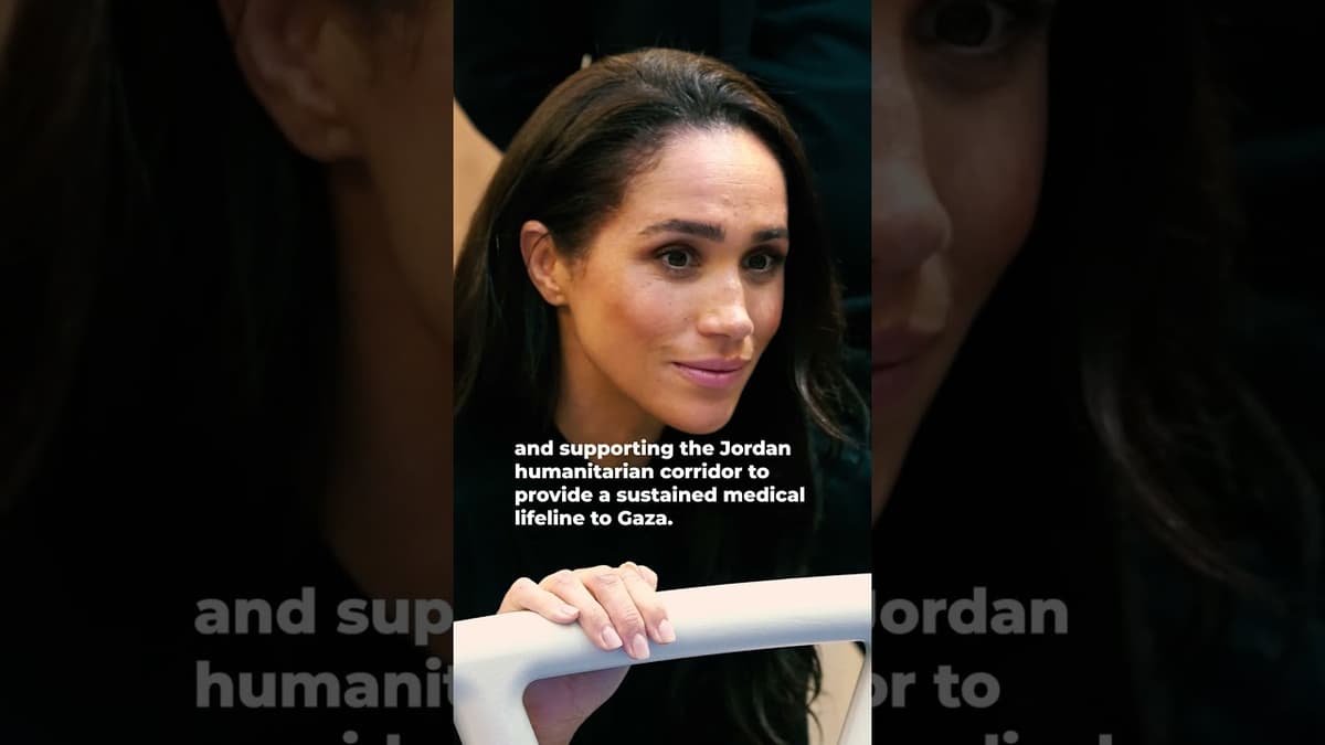 Director-General Dr Tedros, Prince Harry and Meghan Visit Hospital in Jordan for Children From Gaza