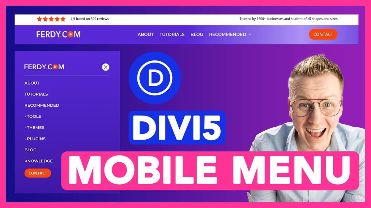 Build A Responsive Header With Mega Menu in Divi 5 (Mobile-Optimized)