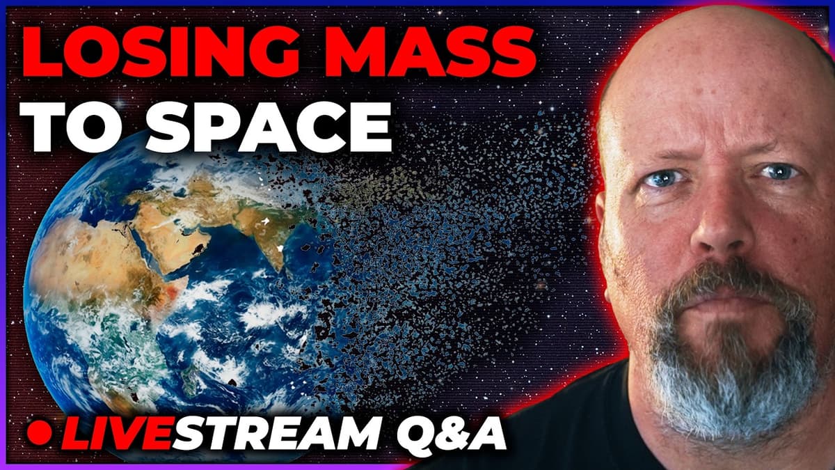 How Fast Is The Earth Disintegrating to Space? [Q&A Livestream]
