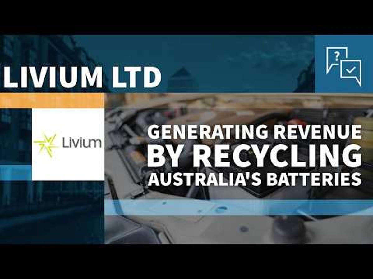 Livium Ltd Battery Recycling Turns Cash Positive as Australia’s End-of-Life Battery Waste Surges