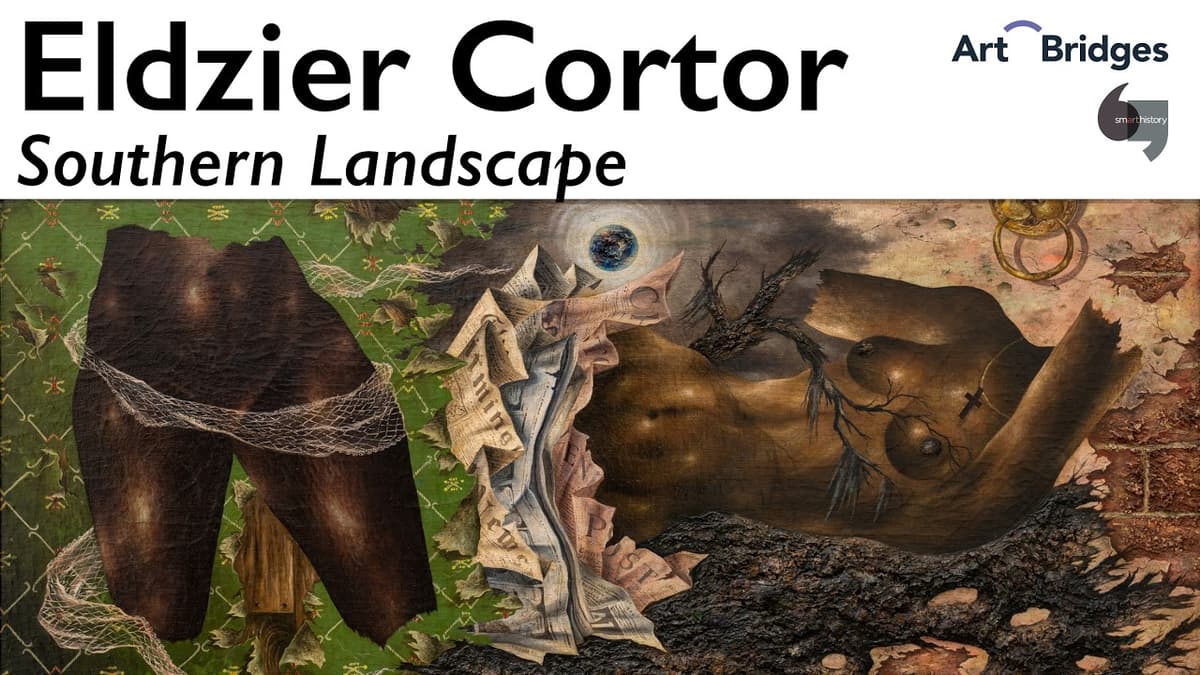 Eldzier Cortor, Southern Souvenir No. II