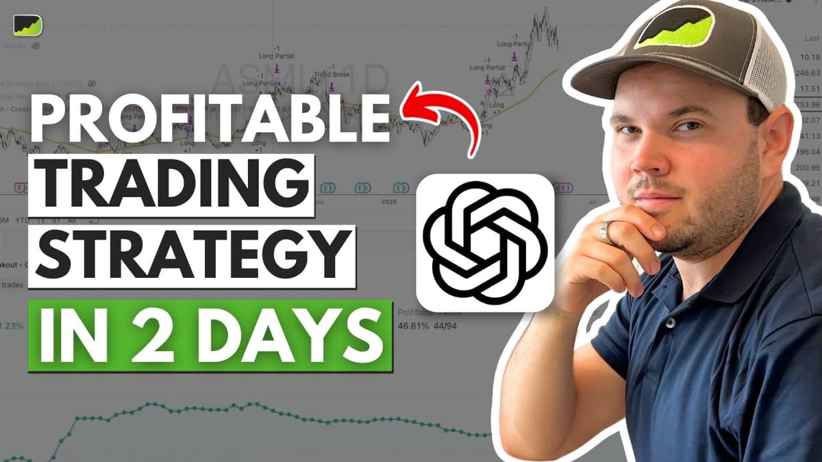 I Tried Building a Trading Strategy with ChatGPT in 2 Days
