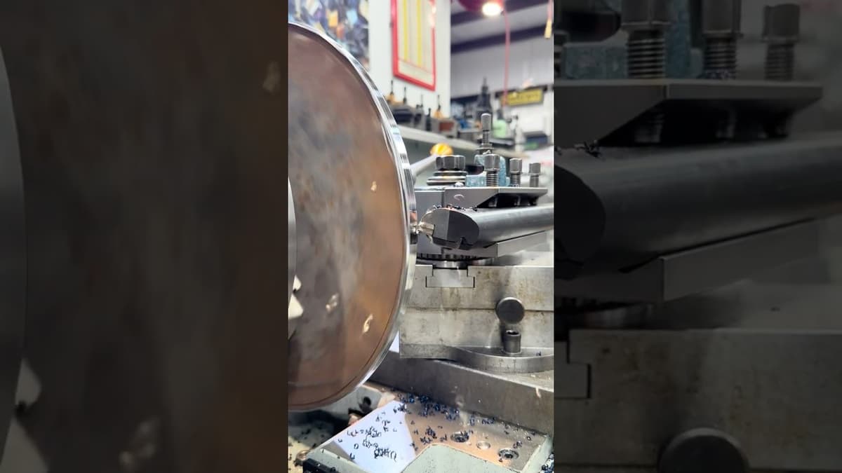 Turning Down an Old Mandrel to Reuse as a Fixture #abom79 #manualmachining #lathe