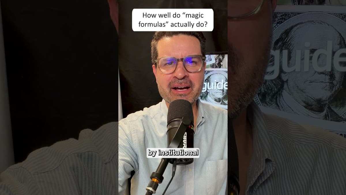 How Well Do "Magic Formulas" Actually Do?
