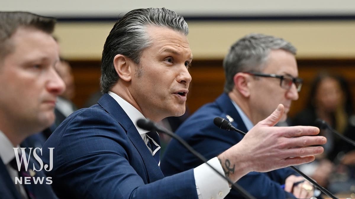 Sec. Pete Hegseth Spars With Democrats Over U.S. War With Iran | WSJ News