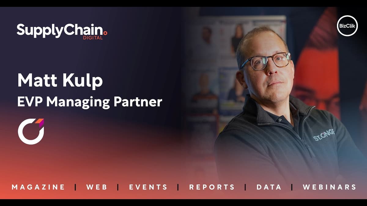 Manifest | Matt Kulp, St Onge on AI-Ready Supply Chains & Vendor-Agnostic Strategy