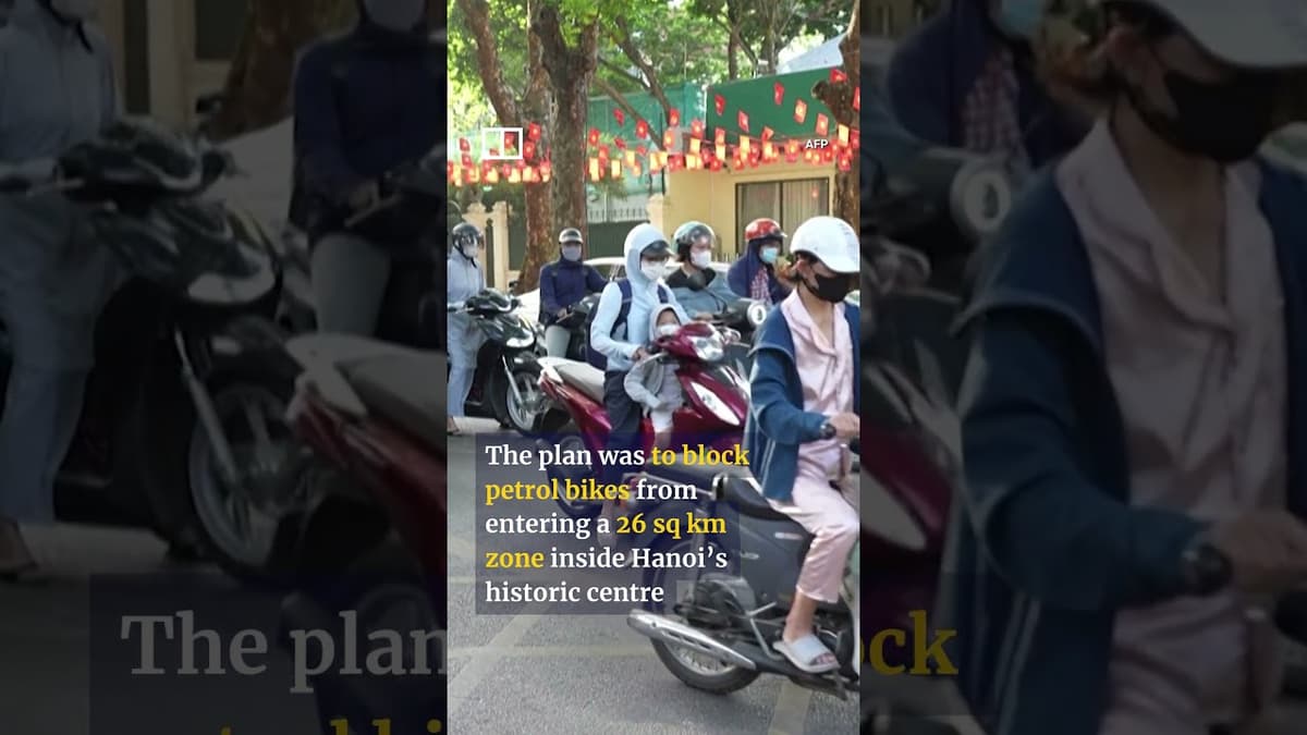 Hanoi Hits the Brakes on Petrol Motorbike Ban