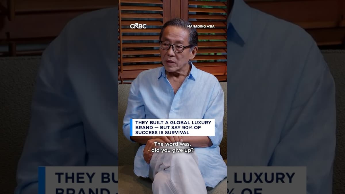 They Built a Global Luxury Brand - But Say 90% Of Success Is Survival