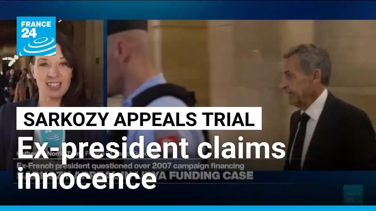 France's Sarkozy Says 'Innocent' At Trial over Libya Funding • FRANCE 24 English