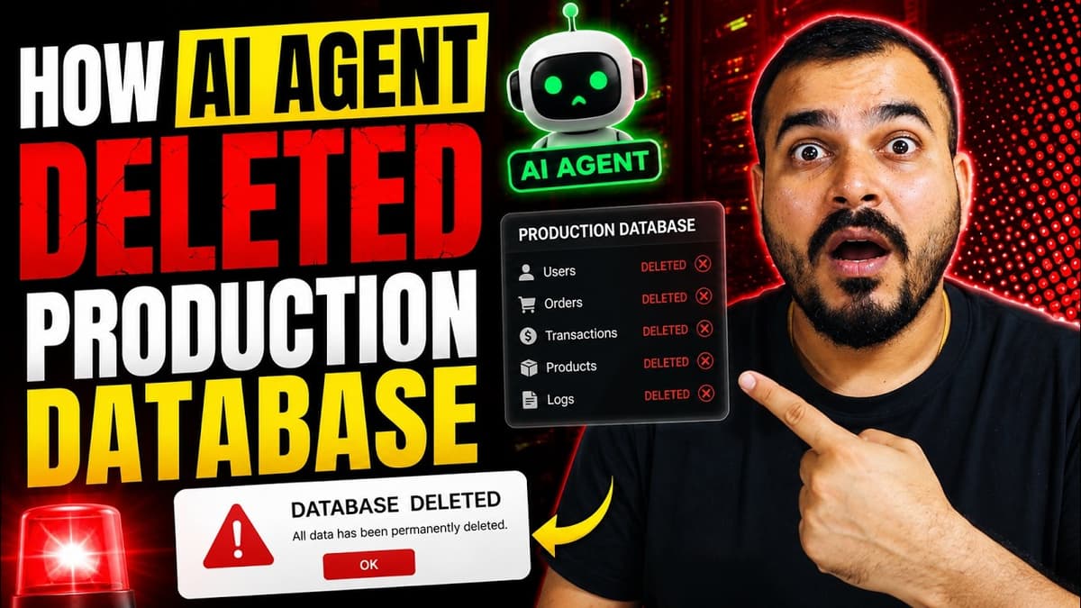 How The AI Agent Deleted Production Database in 9 Seconds
