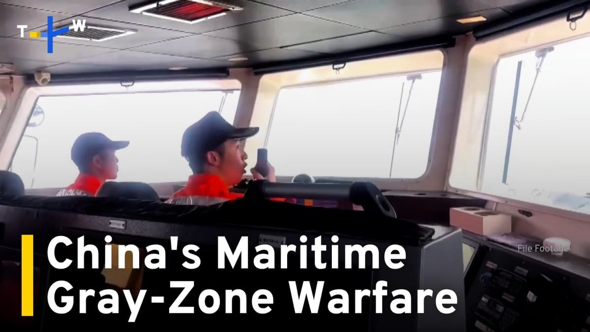 Taiwan Coast Guard Expels Chinese Research Vessel Near Southern Waters｜TaiwanPlus News
