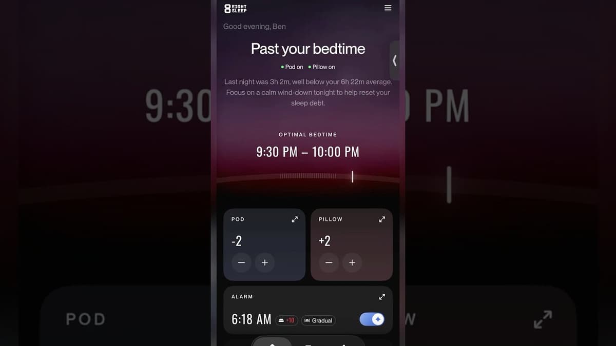 Eight Sleep's New AI Sleep Agent Feature Is Incredible!