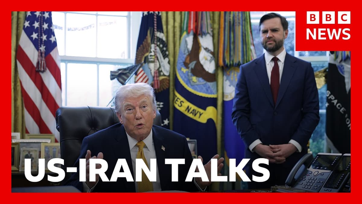 Donald Trump Says Iran Talks Could Resume This Week | BBC News
