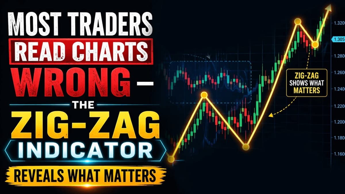 Most Traders Read Charts Wrong – The Zig Zag Indicator Reveals What Matters