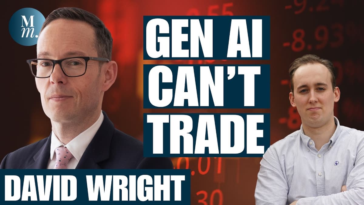 Generative AI Can’t Generate Alpha… But Machine Learning Can | Pictet’s David Wright