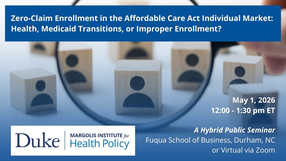 Zero-Claim Enrollment in the Affordable Care Act Individual Market