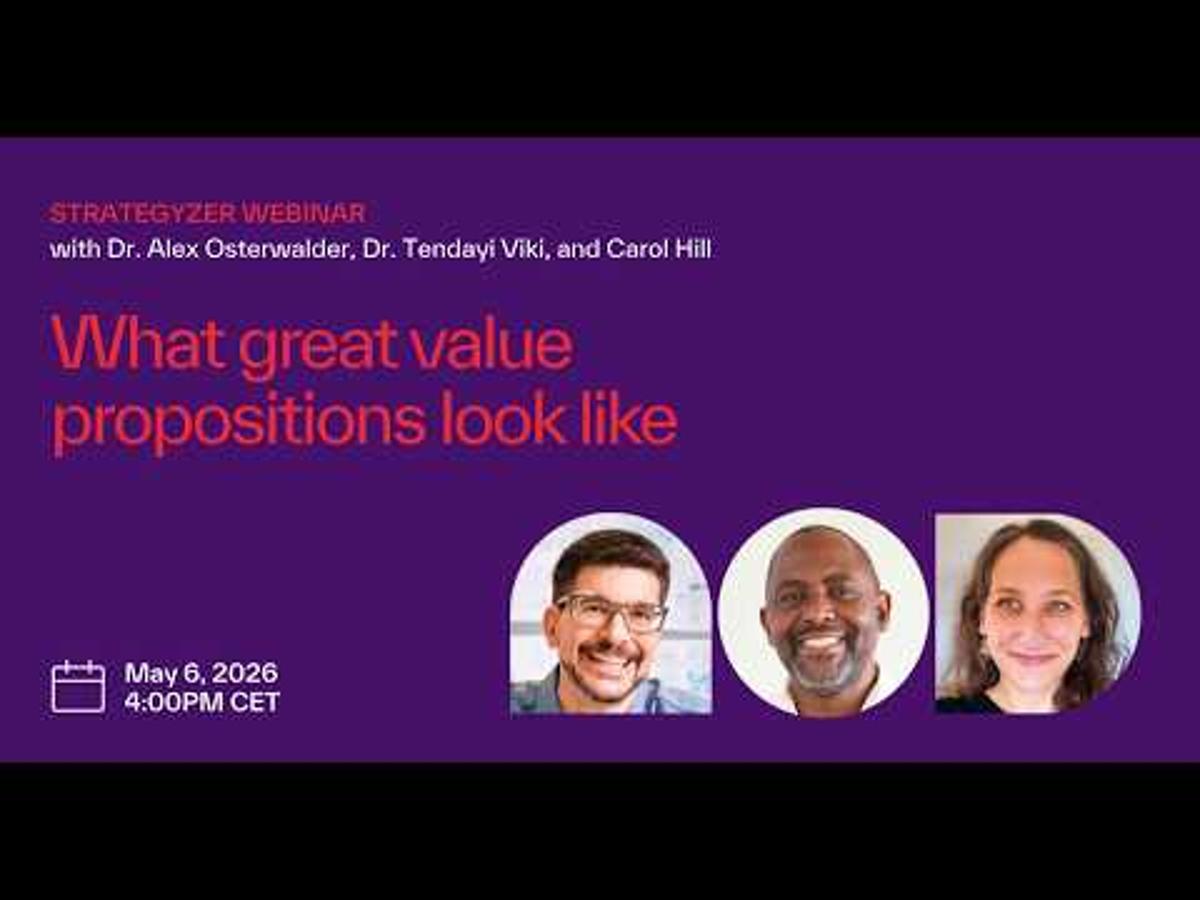 Webinar What Great Value Propositions Look Like