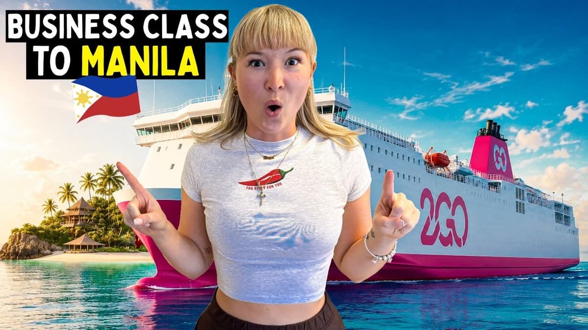 ULTRA Luxury 24 Hour 2Go Ferry Cebu to MANILA 🇵🇭 Philippines, Blown AWAY