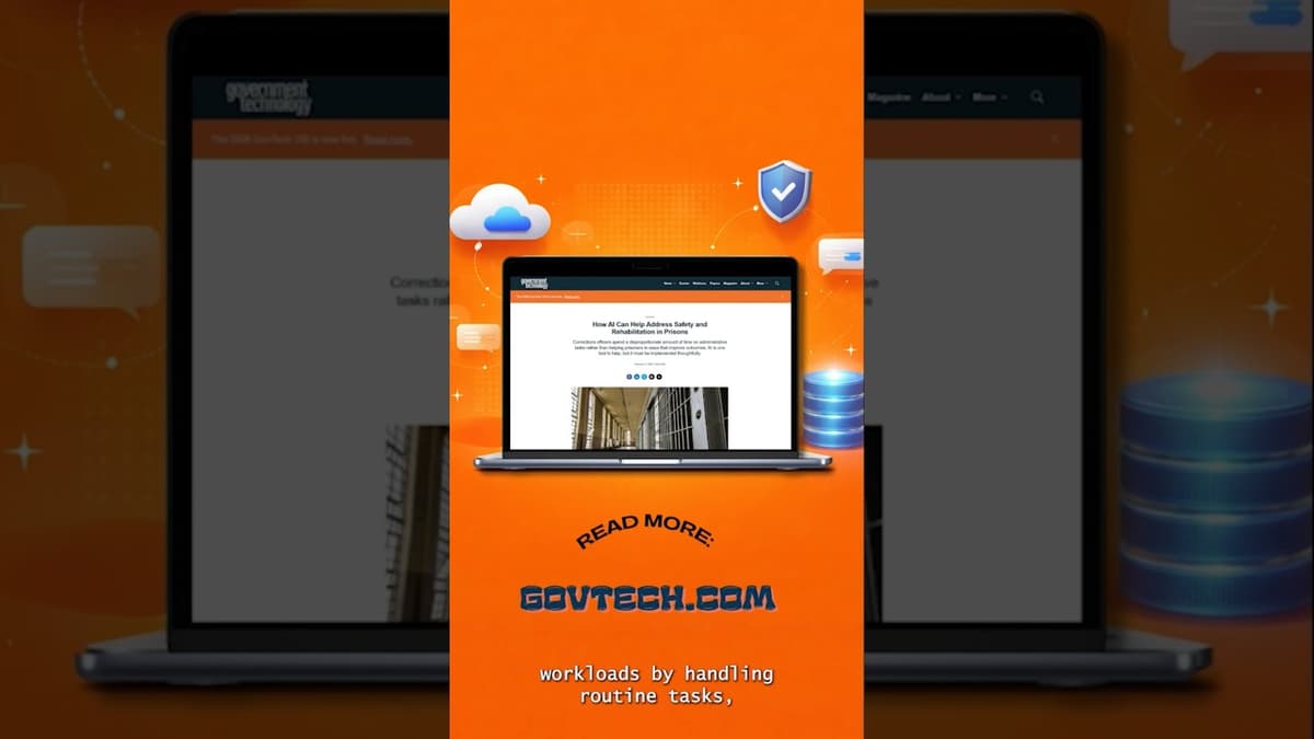 AI Reshapes Public Safety, Privacy, and the Government Workforce #GovTech #AI #Cybersecurity #Shorts