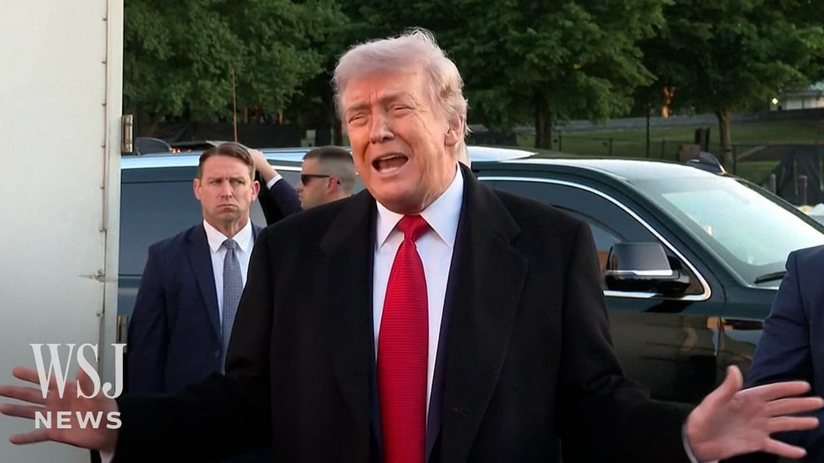 Trump: U.S. Destroyers Weren't ‘Hurt in Any Way’ by Iranian Attacks | WSJ News