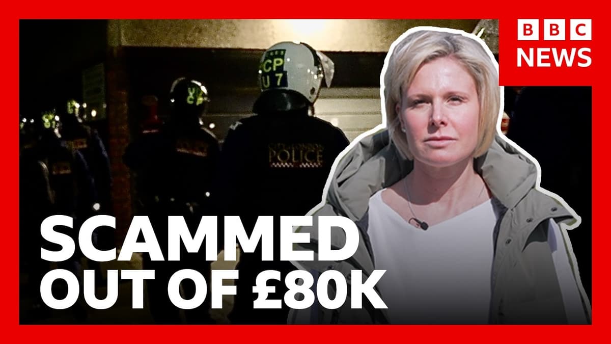 Behind the Scenes of an Operation Targeting Online Scammers | BBC News
