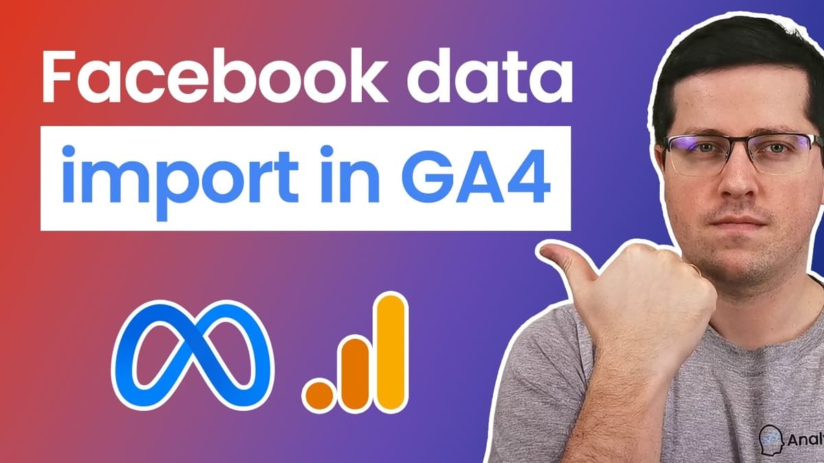 Facebook Ads Data Import in Google Analytics 4
