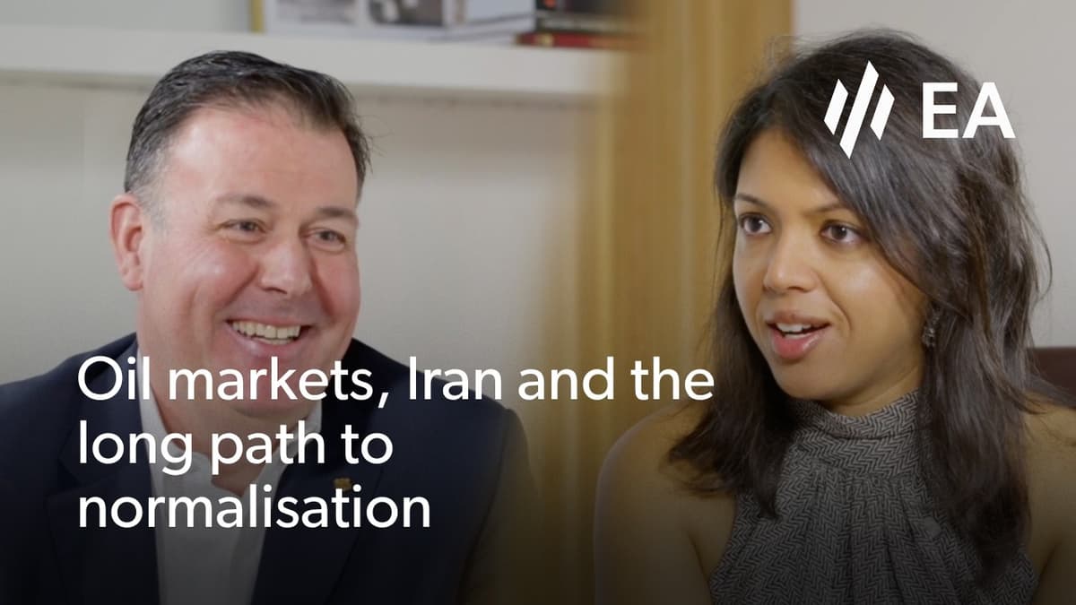 Sean M. Maher on Oil Markets, Iran and the Long Path to Normalisation | EA Forum Ep. 17
