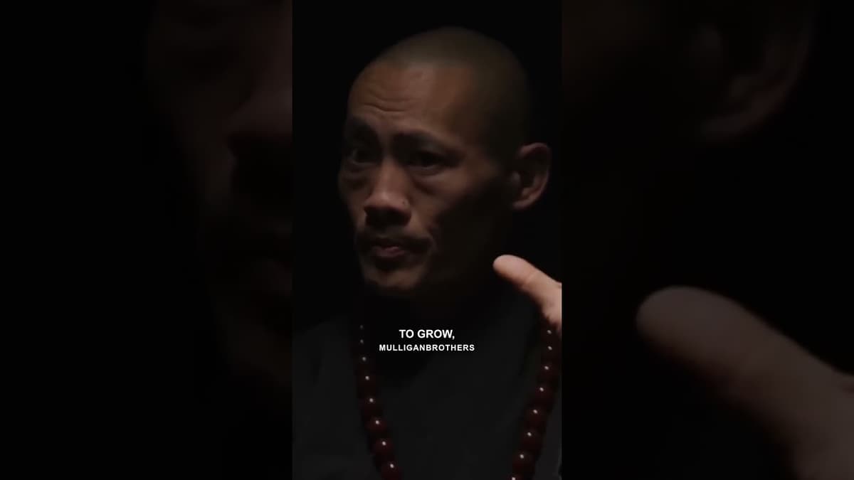 Shaolin Master - "I Didn't Ask For An Easy Life" | The Secret to Growth