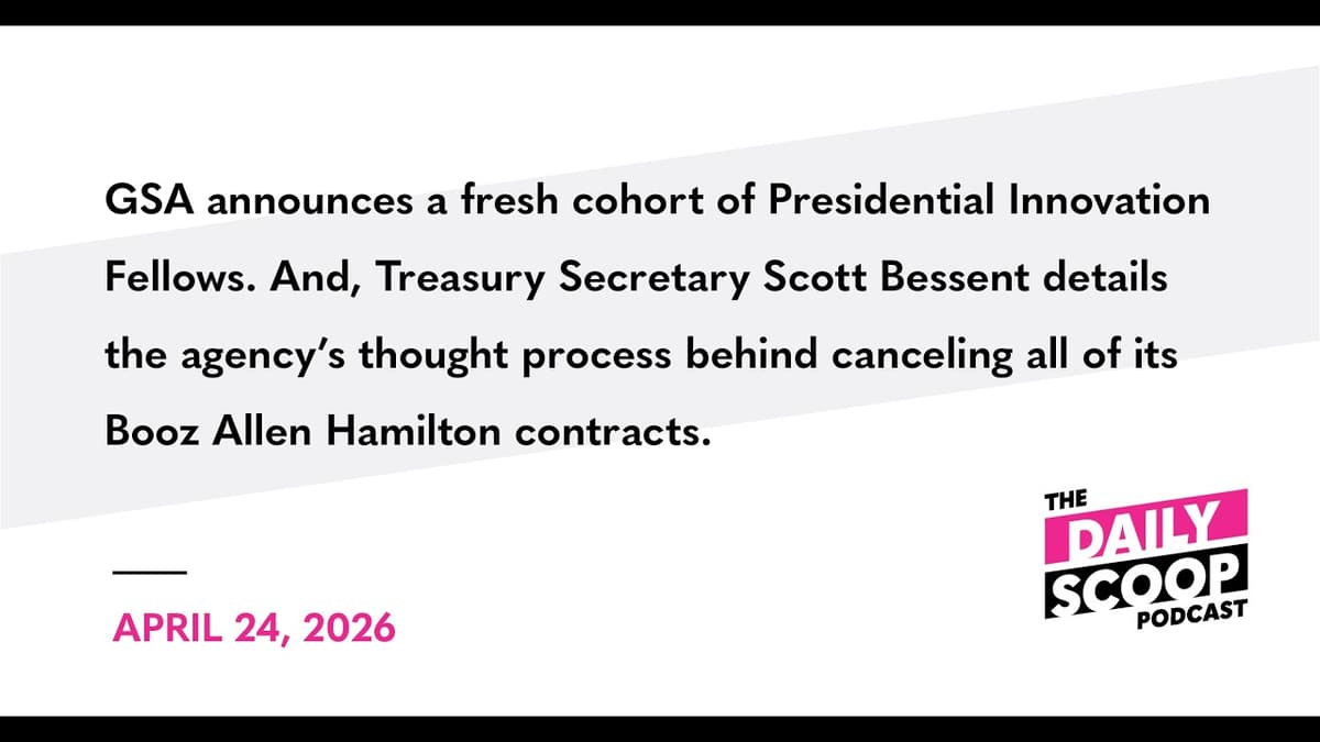 Treasury Department Canceled Booz Contracts over Vetting of IRS Leaker, Secretary Scott Bessent Says