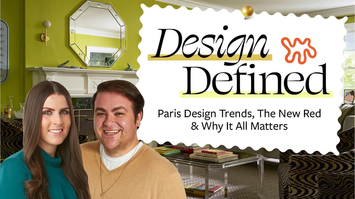 Paris Design Trends, The New Red & Why It All Matters | Design Defined: Ep 1 | Apartment Therapy