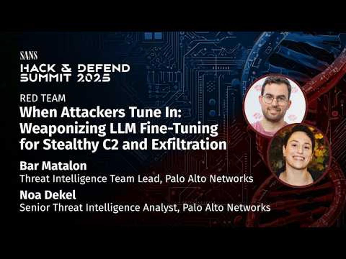 Red Team | Weaponizing LLM Fine-Tuning for Stealthy C2