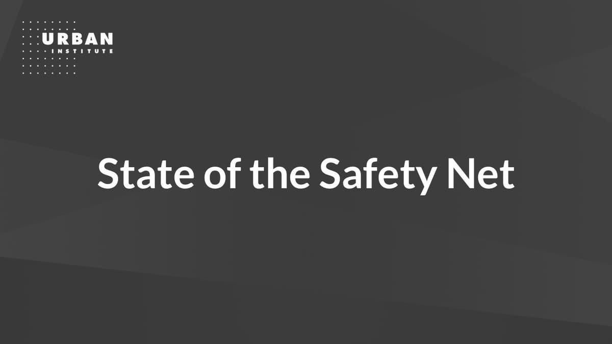 State of the Safety Net