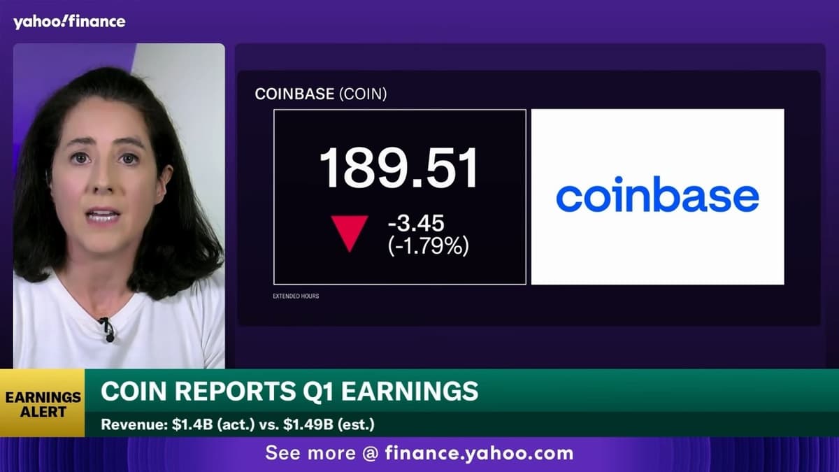 Coinbase Q1 Revenue Miss. Stock Falls Amid AI Layoffs