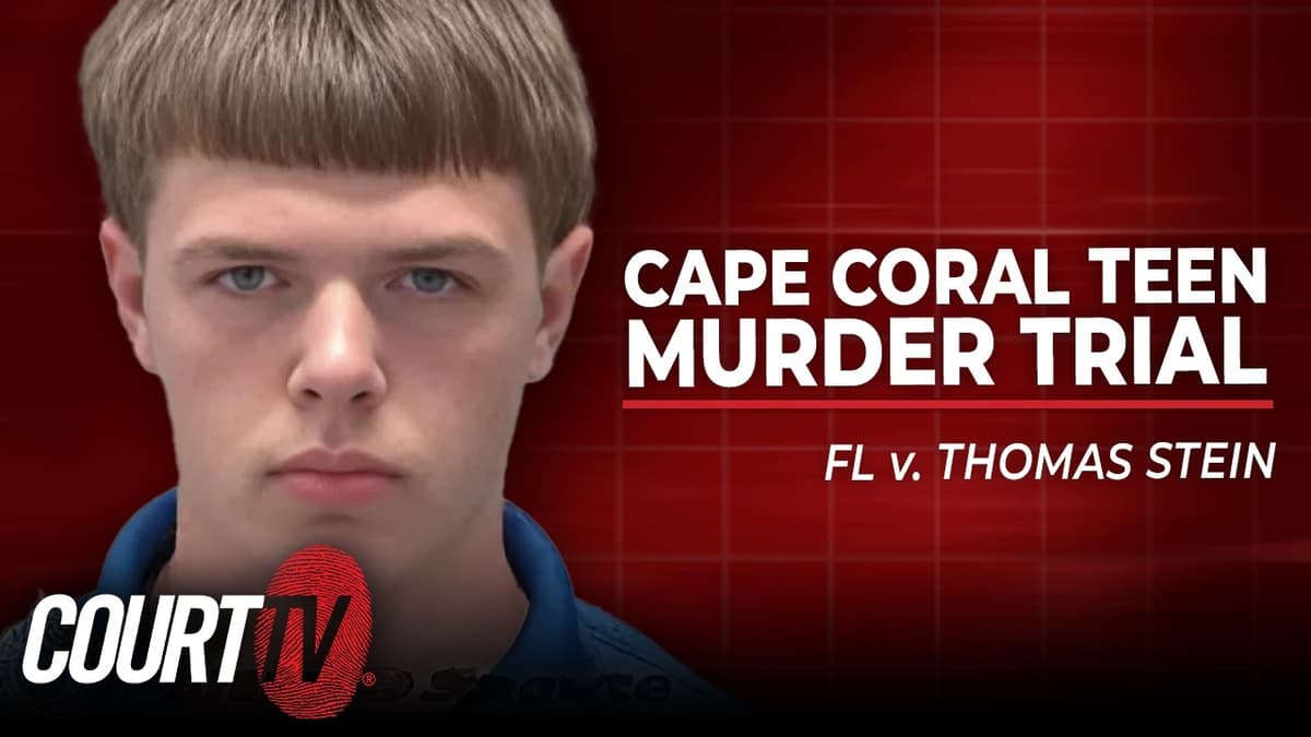 LIVE: FL V. Thomas Stein - Day 3 | Cape Coral Teen Murder Trial