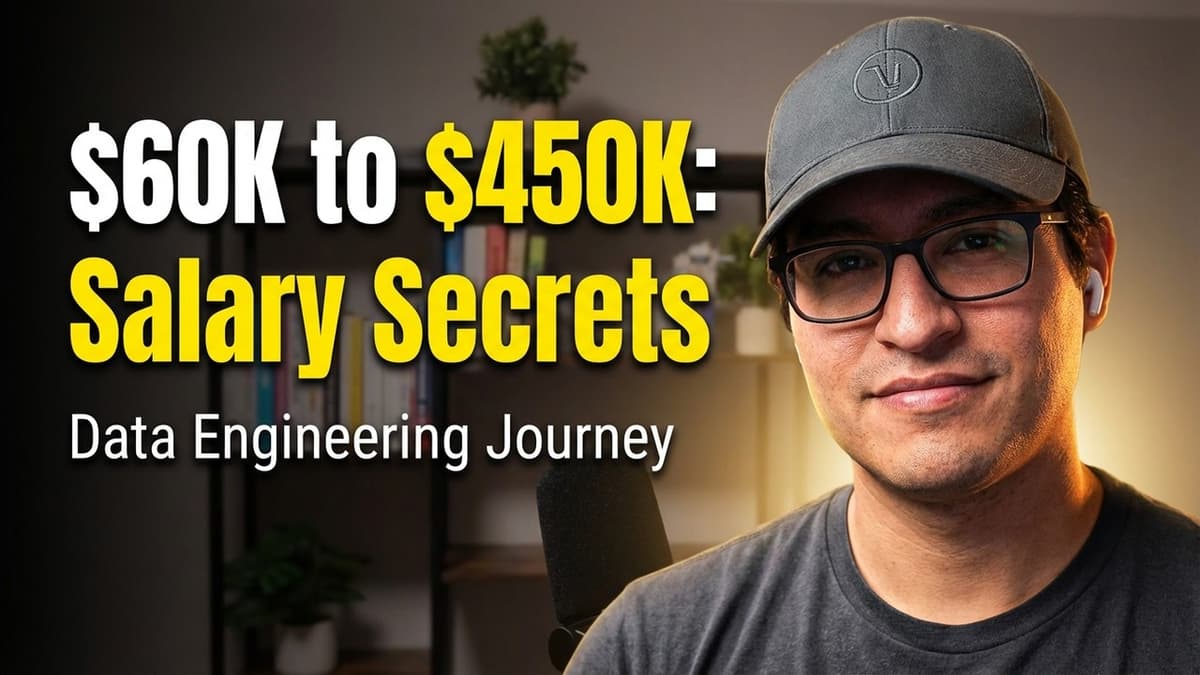Data Engineering Salary Questions Answered | $60K to $450K Journey