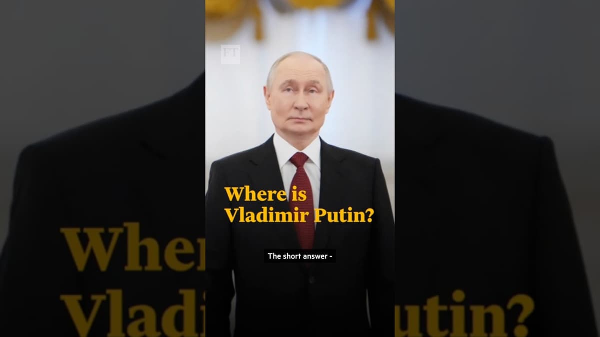 The Mystery of Vladimir Putin’s Whereabouts | FT #shorts