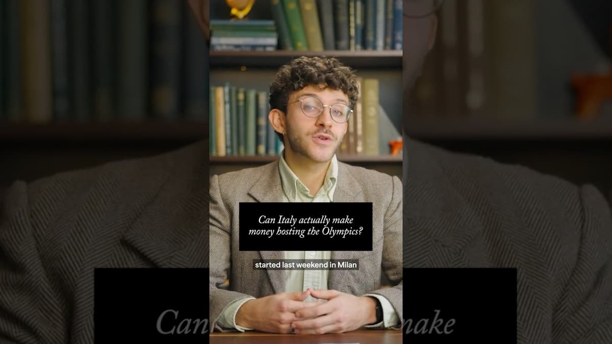 Can Italy Actually Make Money Hosting the Olympics?