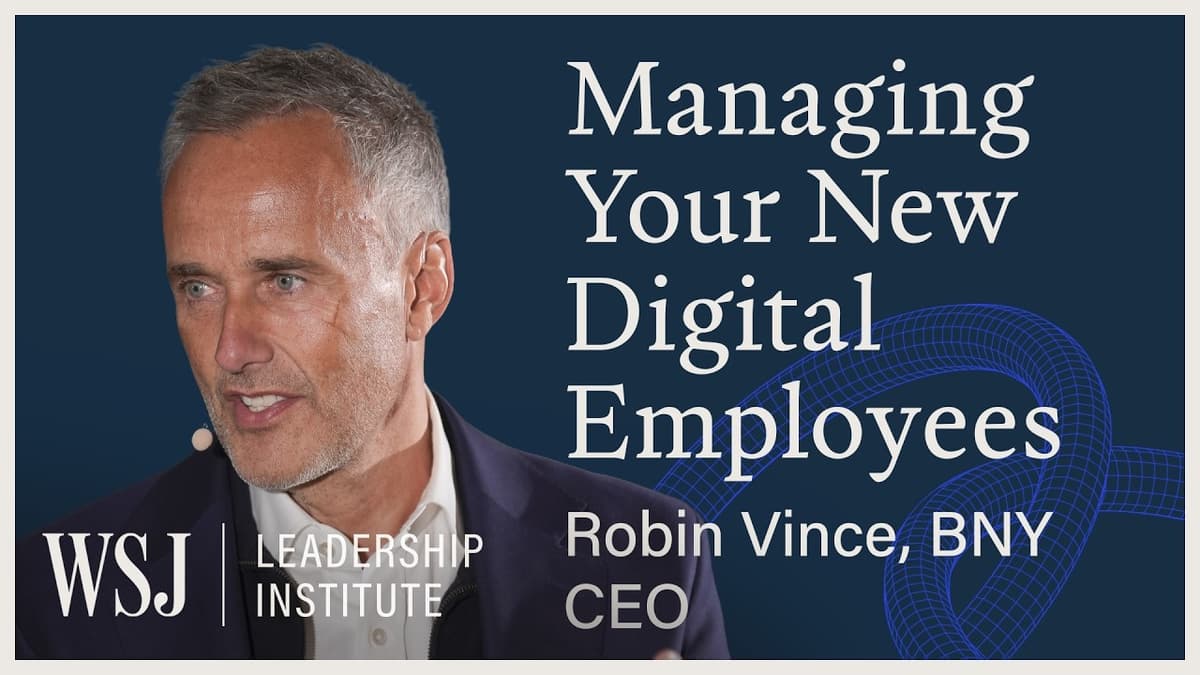 America’s Oldest Bank Hired 130+ AI Employees | WSJ Leadership Institute