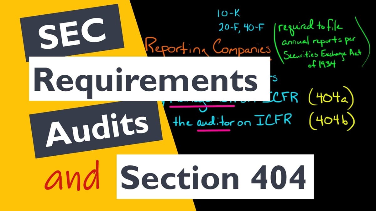 Required Audit Reports for Companies in the United States