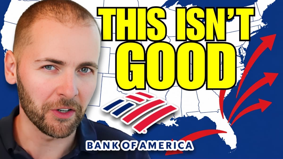 Bank of America Just Reported a Massive MIGRATION COLLAPSE (the U.S. Map Flips Again)
