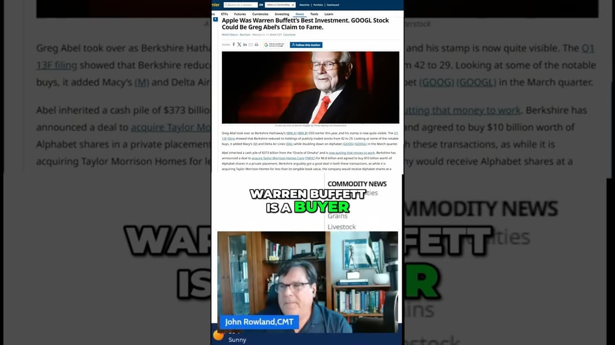 The Alarming Reason Warren Buffett Just Bought $10B of Google 🚨