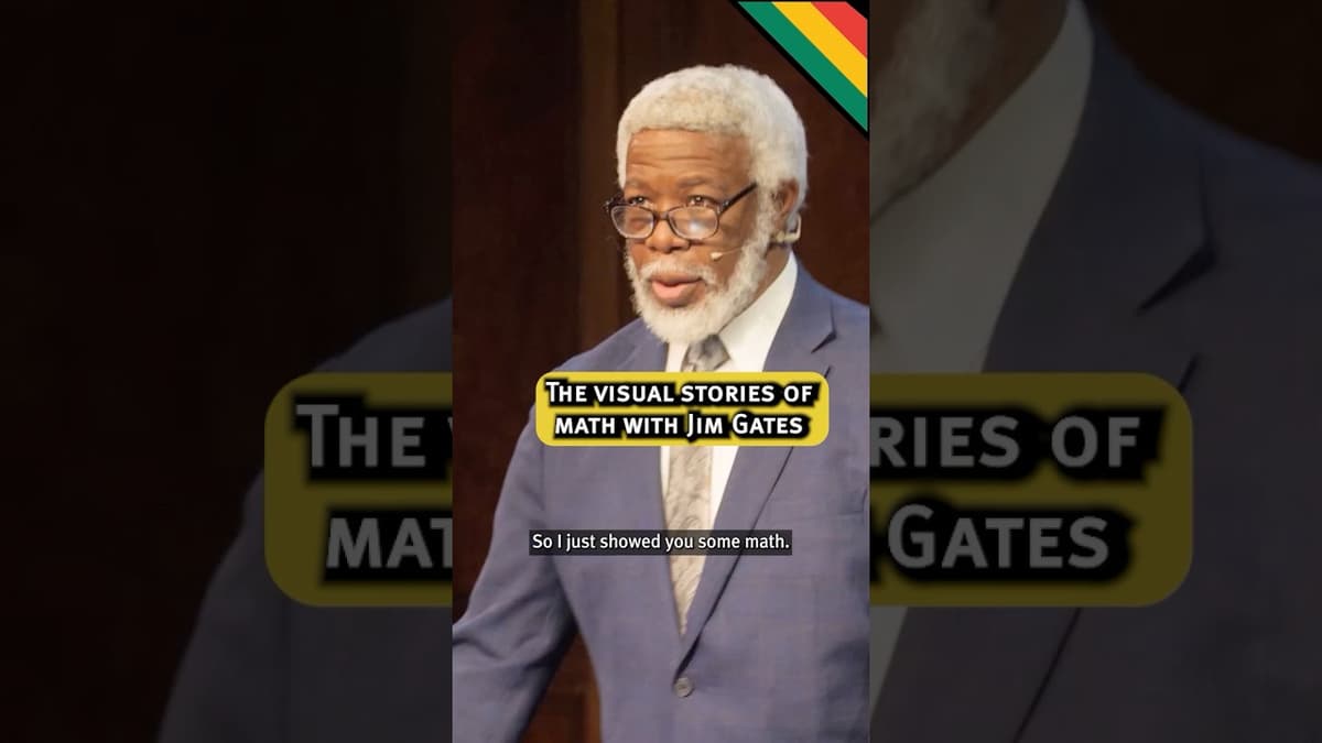 The Visual 'Stories' Of Equations with Jim Gates #shorts #science #mathematics #jimgates #physics