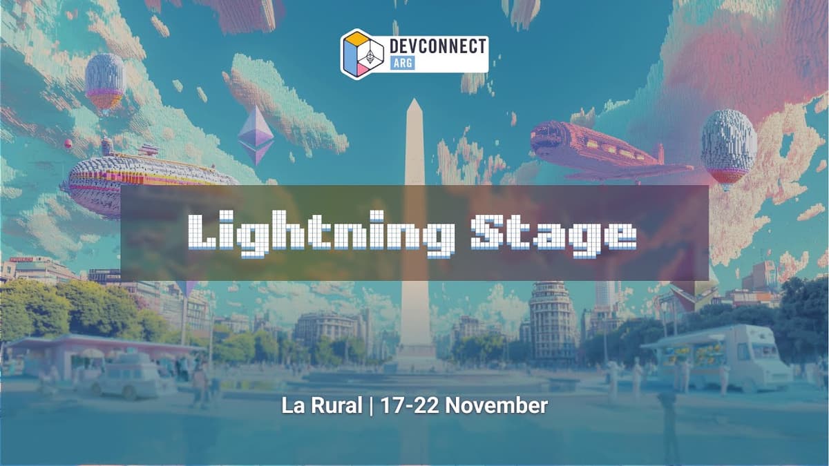 Devconnect ARG - Worlds Fair Lighting Stage