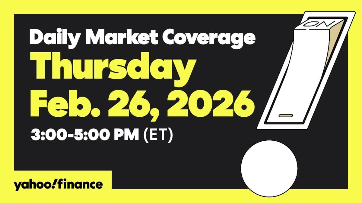 LIVE NOW: Stocks Sink as Wall Street Weighs Nvidia Results » Daily Market Coverage Feb. 26, 2026