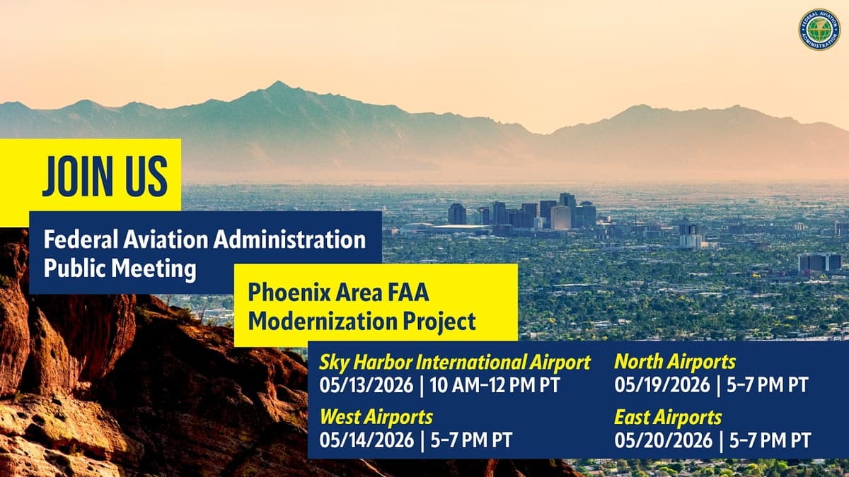 Phoenix Area Airspace Public Workshop: Sky Harbor International Airport