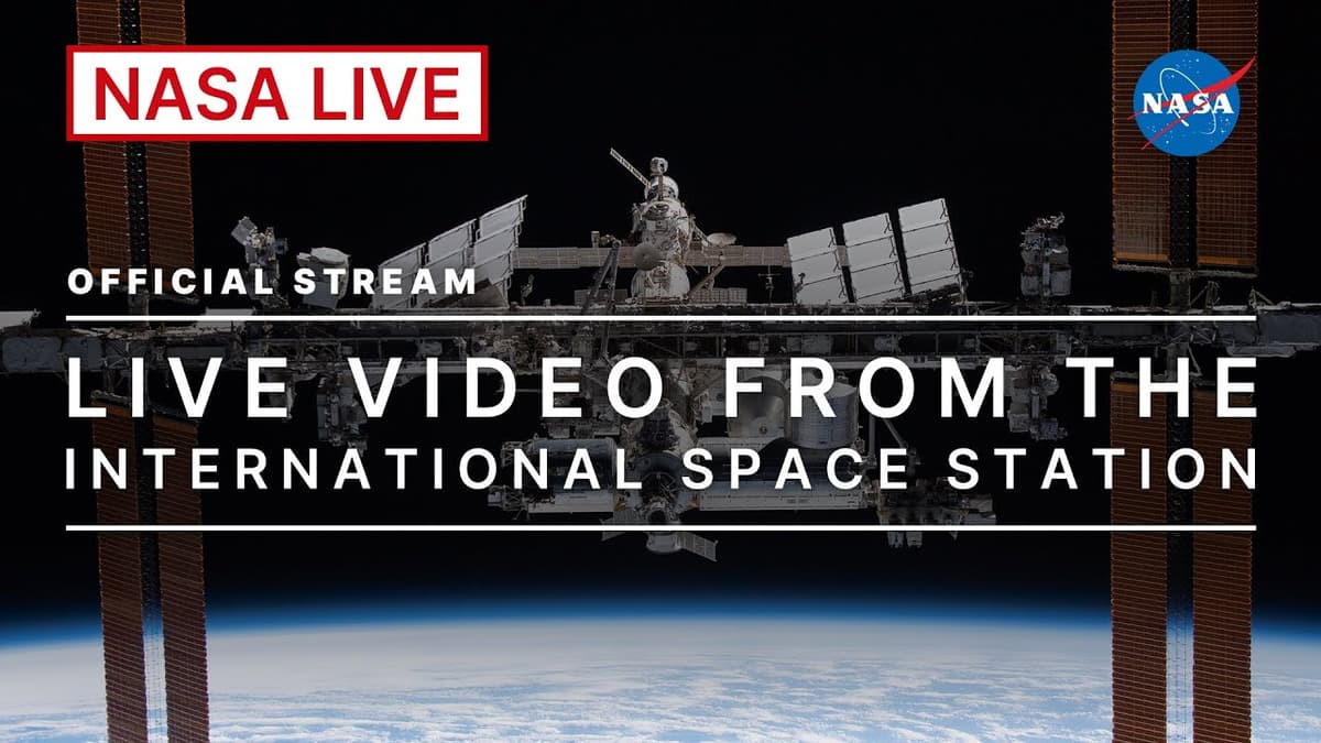 Live Video From the International Space Station (Official NASA Stream)