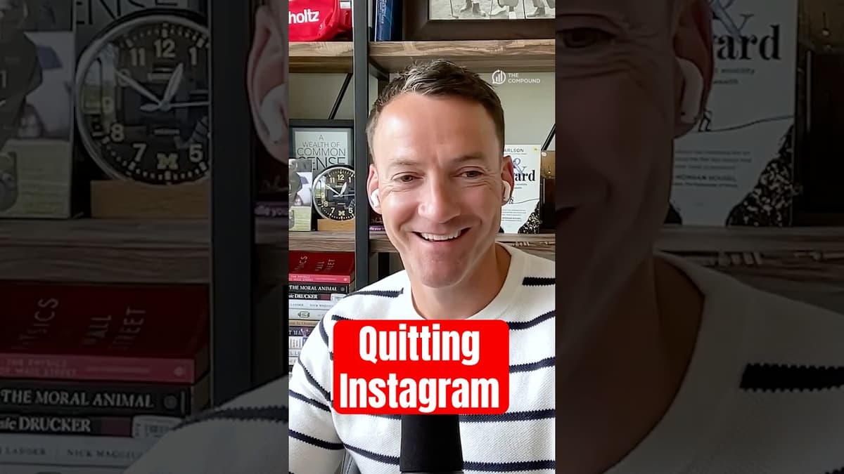 Quitting Instagram