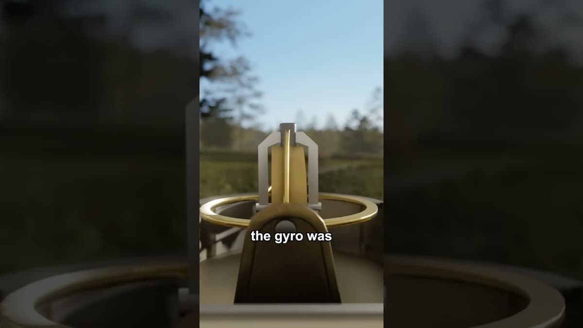 How Did Gyroscopes Help a Monorail Stay Upright?